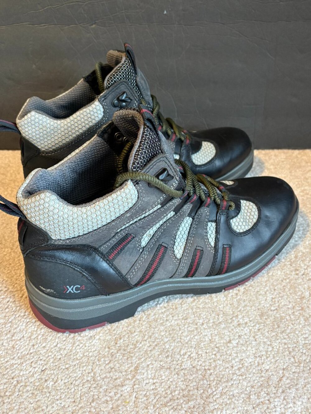 Johnston & Murphy XC4 Waterproof Boots Men's Size 10.5M Black Gray 25-3315